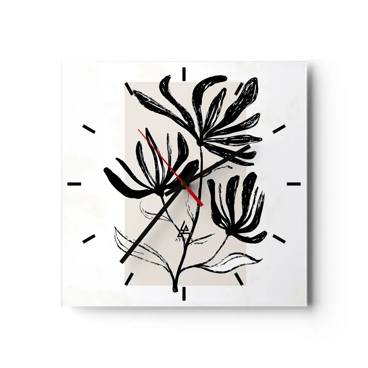 Vægur, Uret - Skitse til et herbarium - 30x30 cm