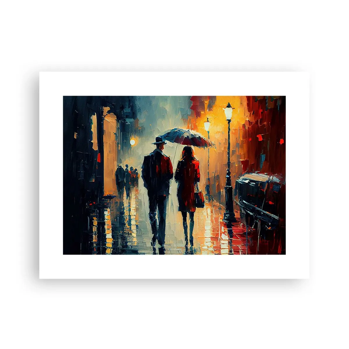 Plakat - Urban kærlighedshistorie - 40x30 cm