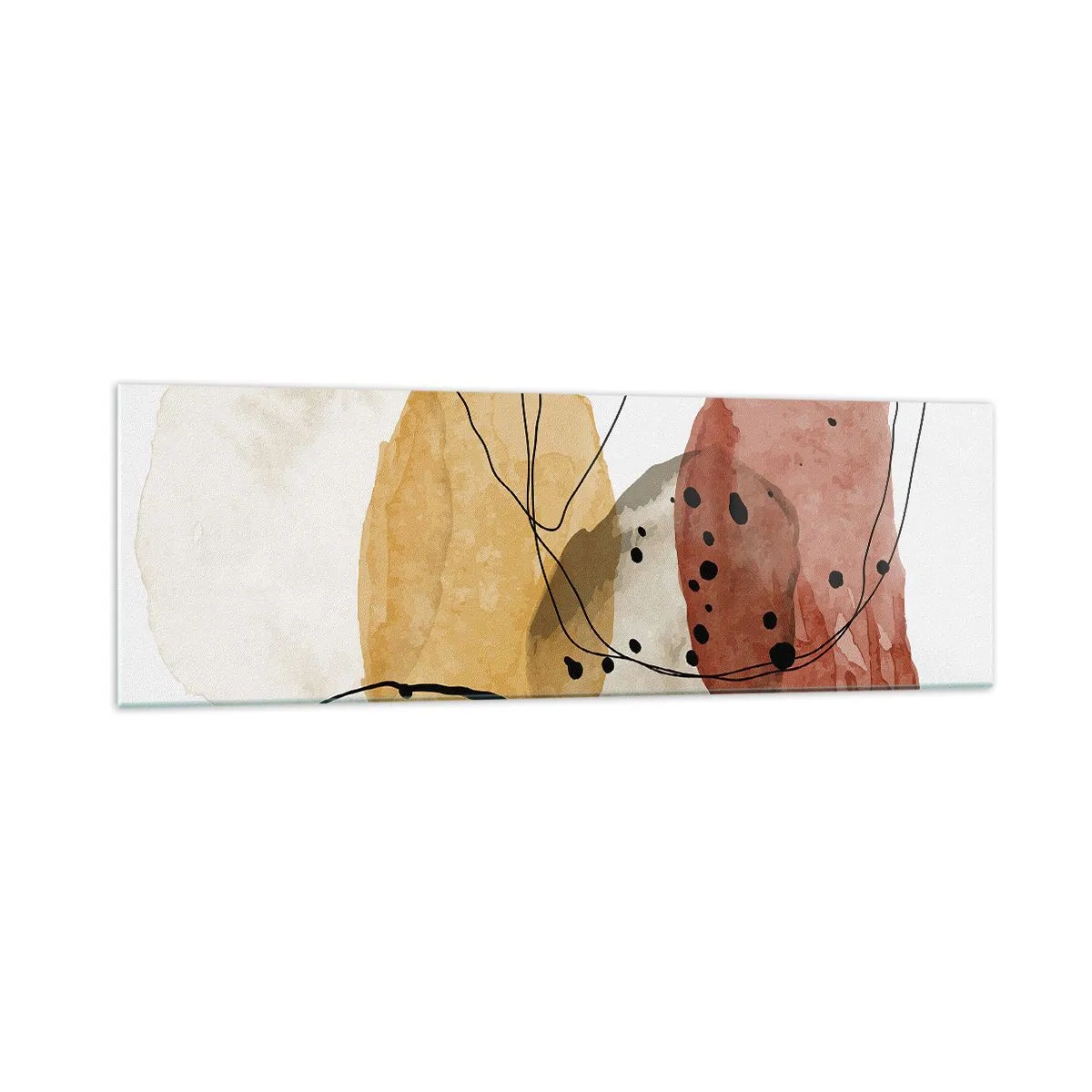 Billede på glas - Som lys, klar luft - 160x50 cm