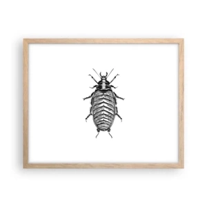 Plakat i ramme af lyst egetræ - Sikke et eksemplar! - 50x40 cm