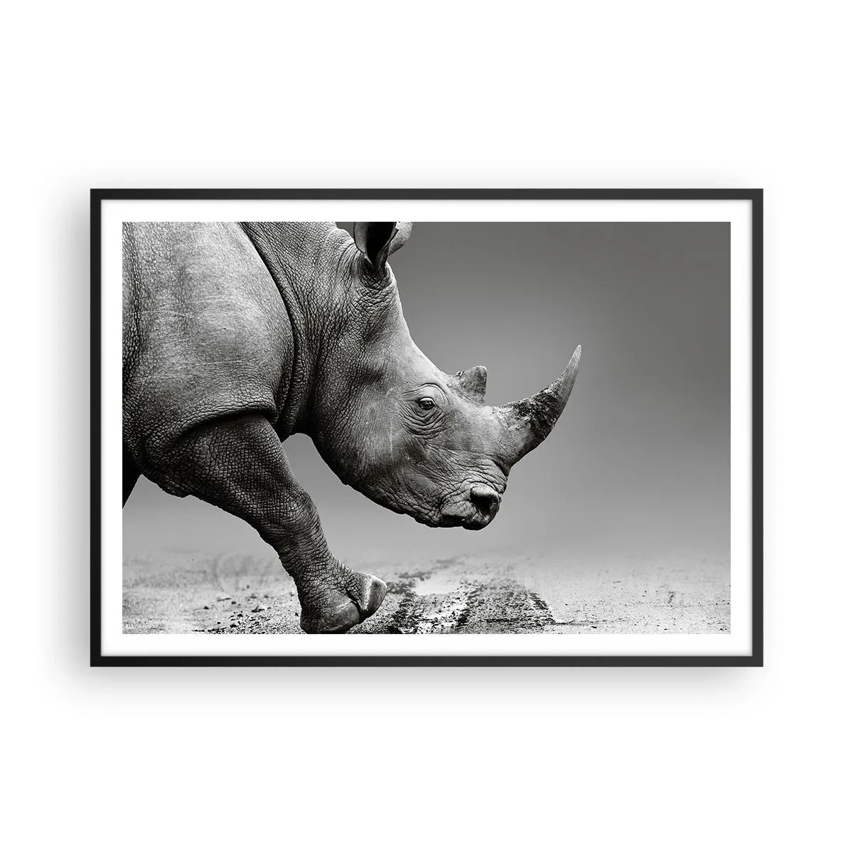 Plakat i sort ramme - En ustoppeli - 100x70 cm
