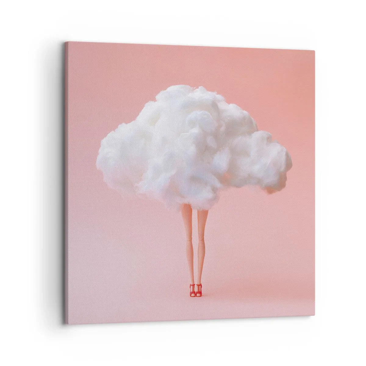 Lærredstryk - Billede på lærred - Et sødt løfte - 50x50 cm