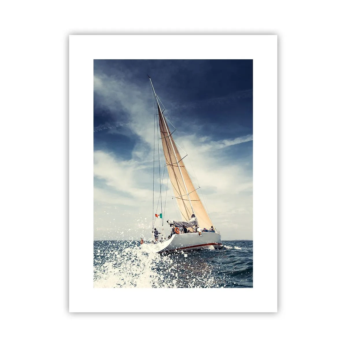 Plakat - De kan ikke indhente os! - 30x40 cm