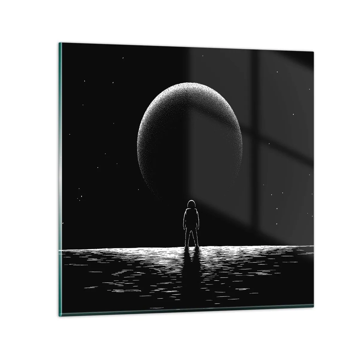 Billede på glas - Ansigt til ansigt - 50x50 cm