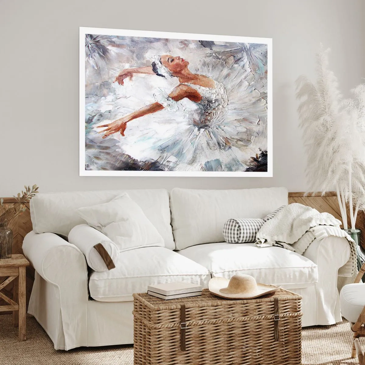 Plakat - Blød og let som tyl - 50x40 cm