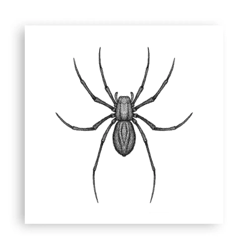 Plakat - Foruroligende præcision - 60x60 cm