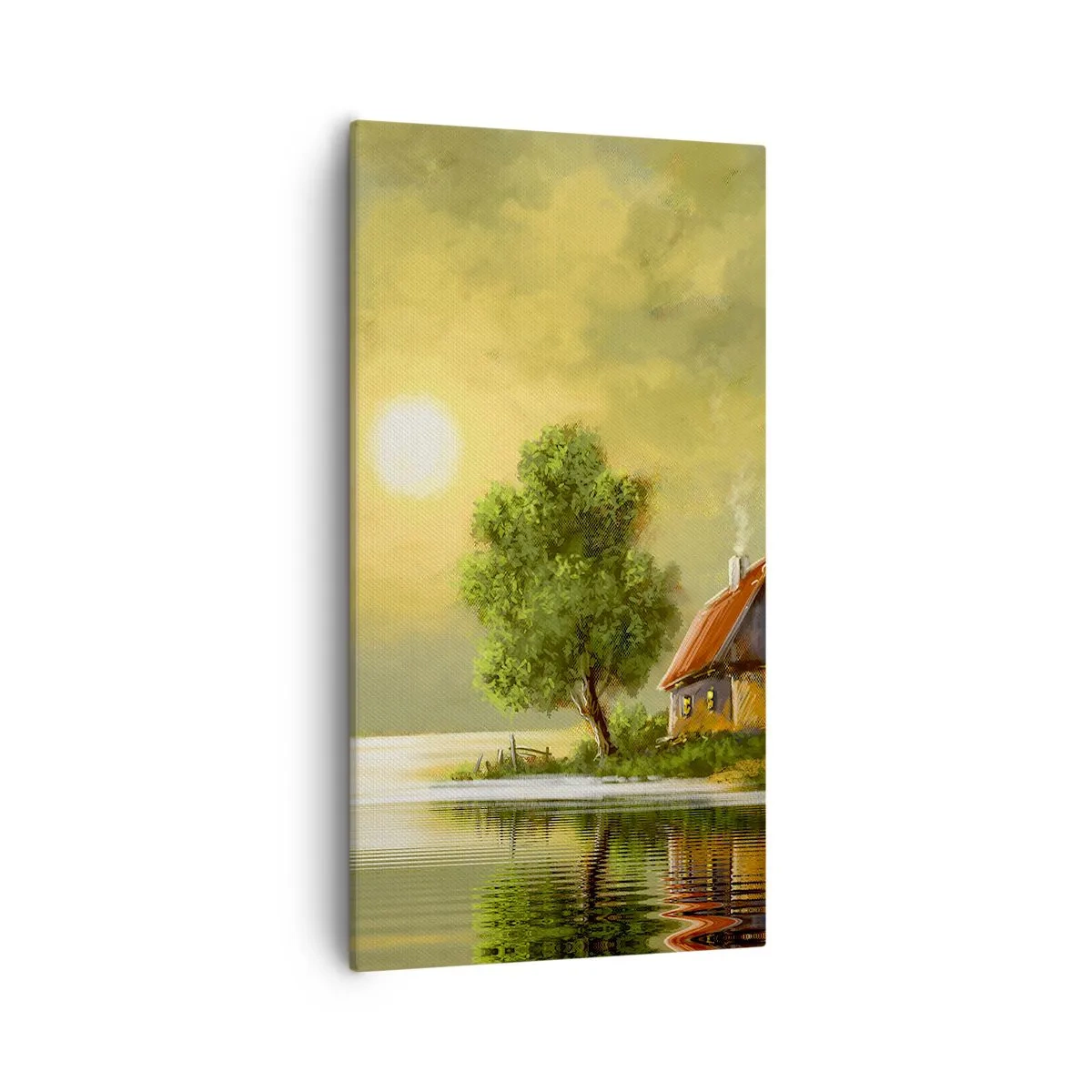 Lærredstryk - Billede på lærred - Smukt, som fra et billede - 55x100 cm