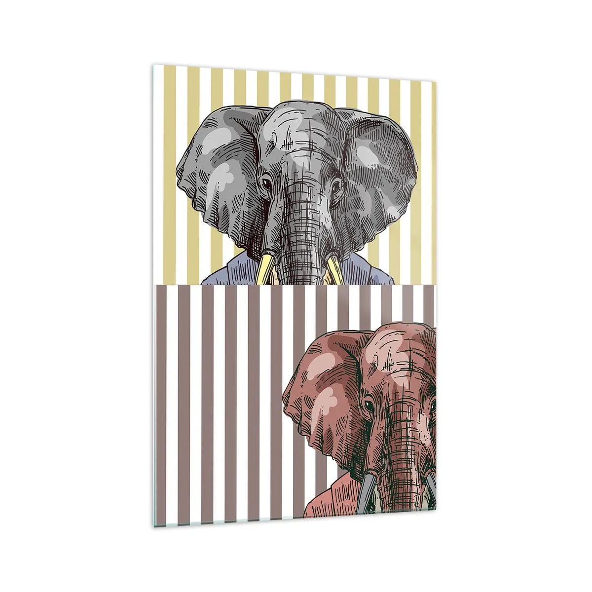 Billede på glas - Elegant af natur - 70x100 cm