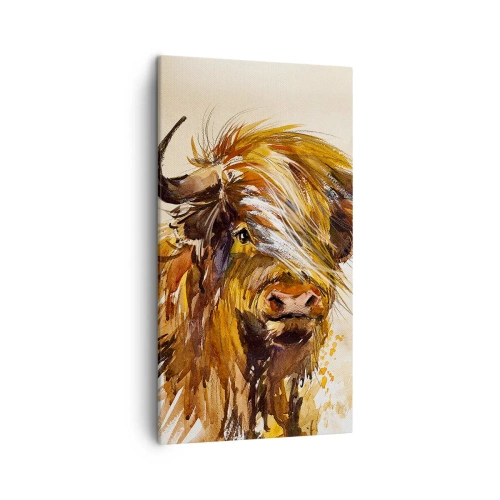 Lærredstryk - Billede på lærred - Jægerens stolthed - 45x80 cm