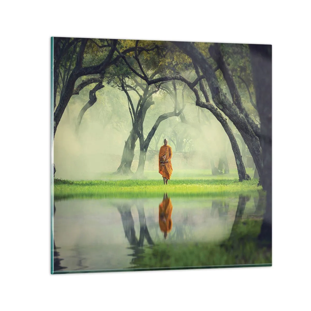 Billede på glas - På vej mod oplysning - 60x60 cm