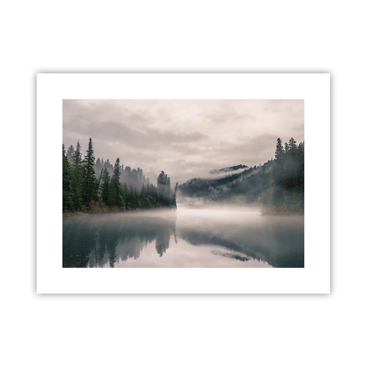 Plakat - I drømmen, i tågen - 40x30 cm