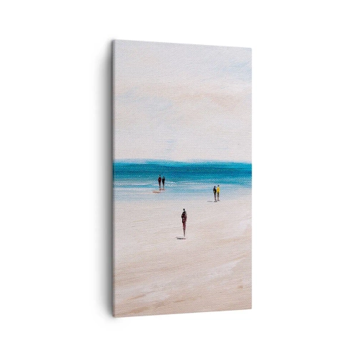 Lærredstryk - Billede på lærred - Et naturligt behov - 45x80 cm