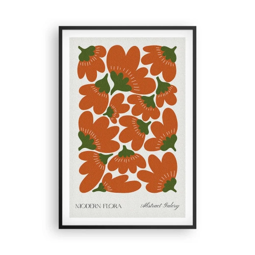 Plakat i sort ramme - Fra en blomsts liv - 61x91 cm