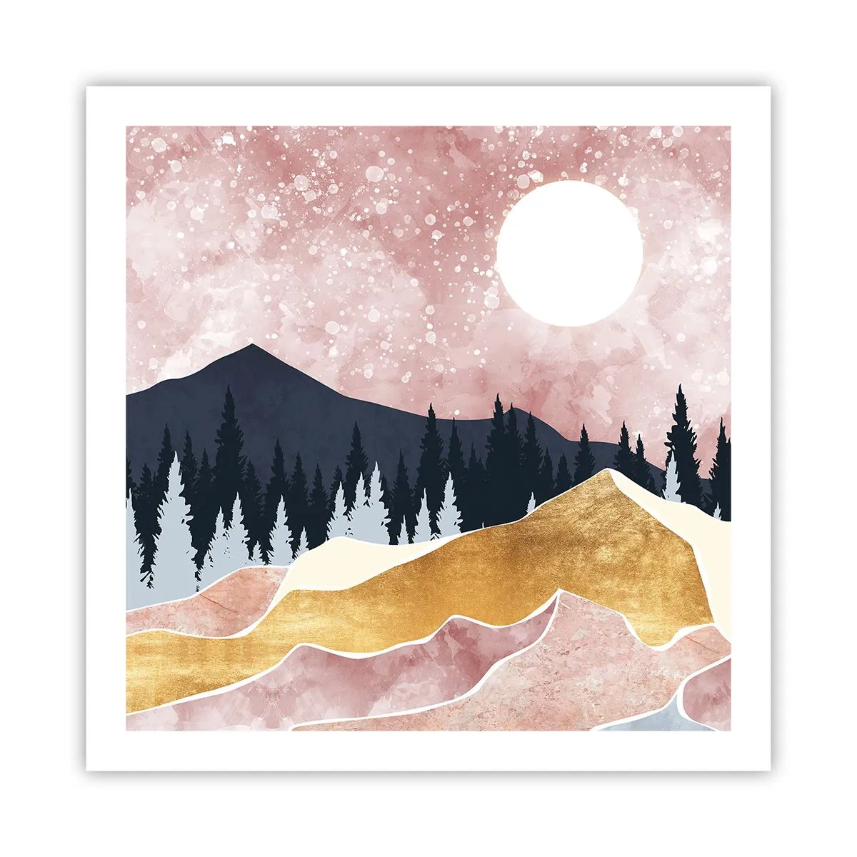 Plakat - Nattevagt - 60x60 cm