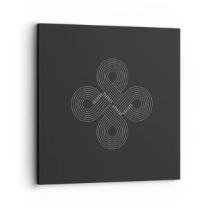 Lærredstryk - Billede på lærred - I den keltiske ånd - 30x30 cm