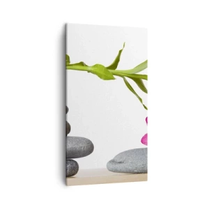 Lærredstryk - Billede på lærred - Livets og varighedens farver - 45x80 cm