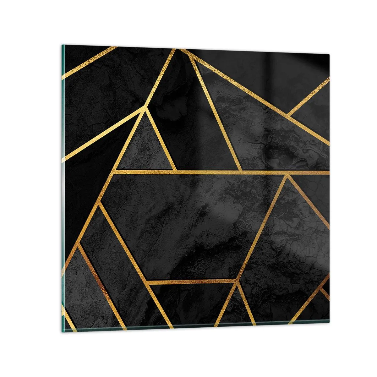 Billede på glas - Mørke og lys - 70x70 cm