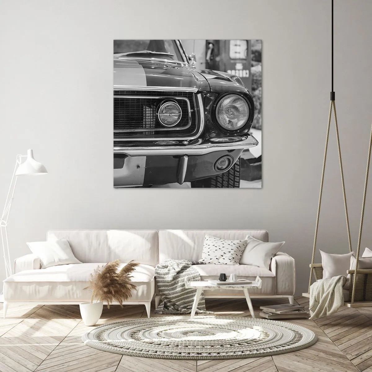 Lærredstryk - Billede på lærred - Hård kørsel - 60x60 cm