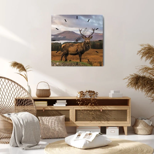 Vægur, Uret - Naturens majestæt - 30x30 cm