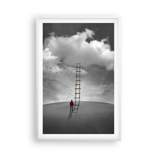 Plakat i hvid ramme - Alt er muligt - 61x91 cm