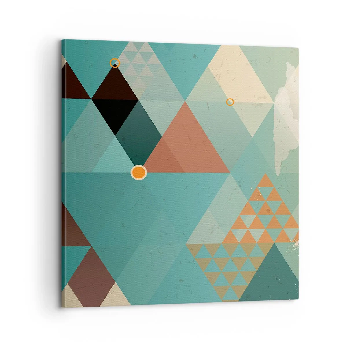 Lærredstryk - Billede på lærred - Enhed af mangfoldighed, mangfoldighed af enhed - 60x60 cm