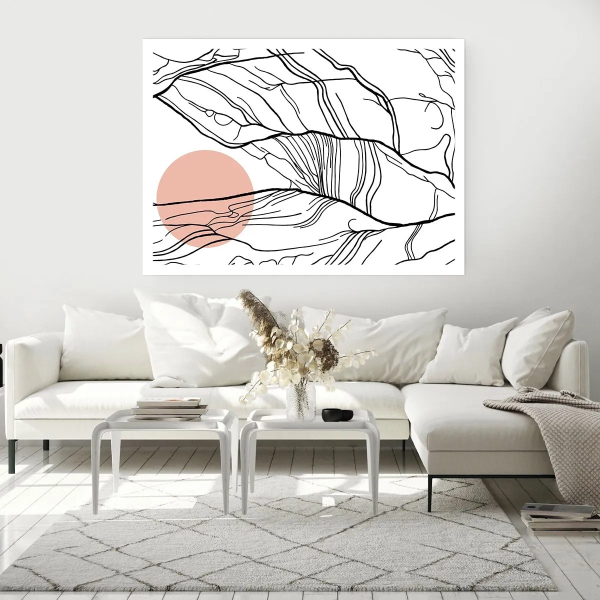 Plakat - I et netværk af kviste - 91x61 cm
