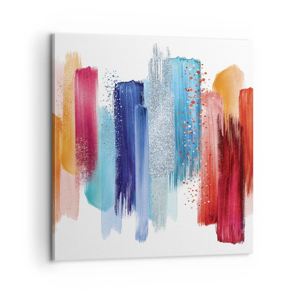 Lærredstryk - Billede på lærred - Op og ned  - 60x60 cm