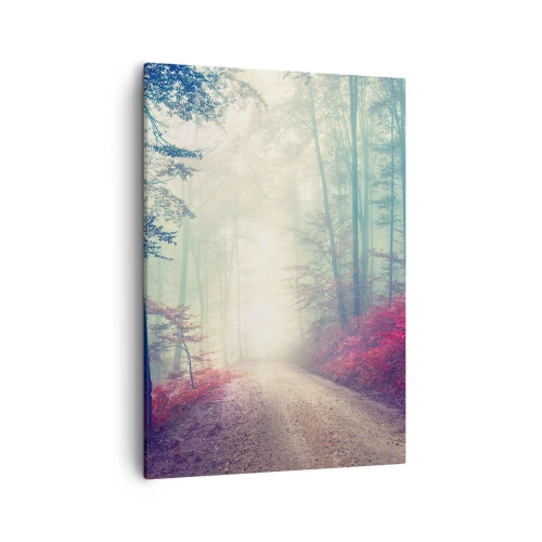 Lærredstryk - Billede på lærred - Hvor er det godt at stå op ved daggry - 50x70 cm