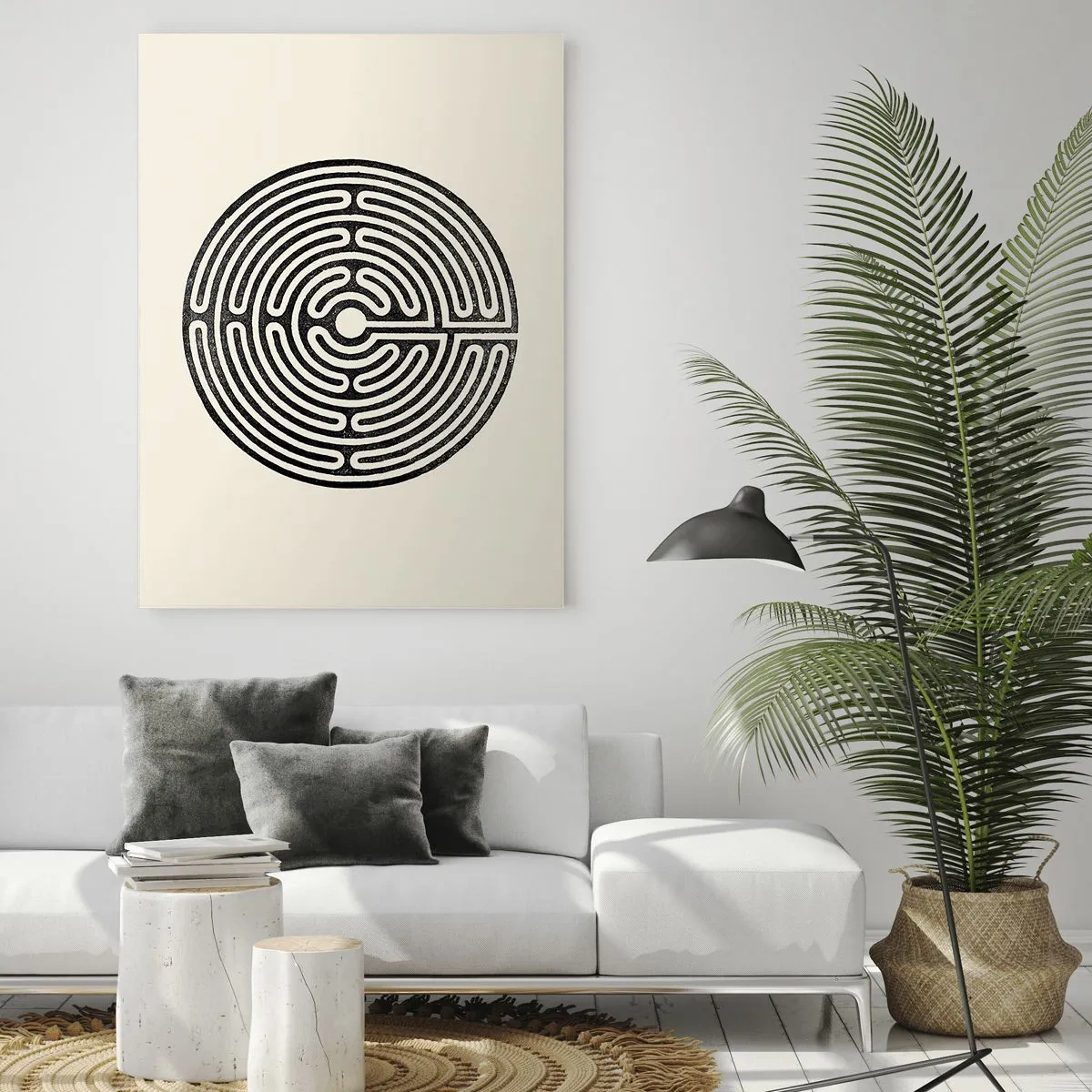 Billede på glas - Mystisk orden - 50x70 cm