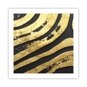 Plakat - Alt flyder - 50x50 cm