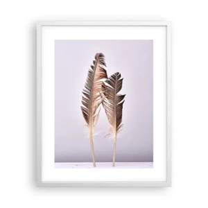 Plakat i hvid ramme - Mod intetheden - 40x50 cm