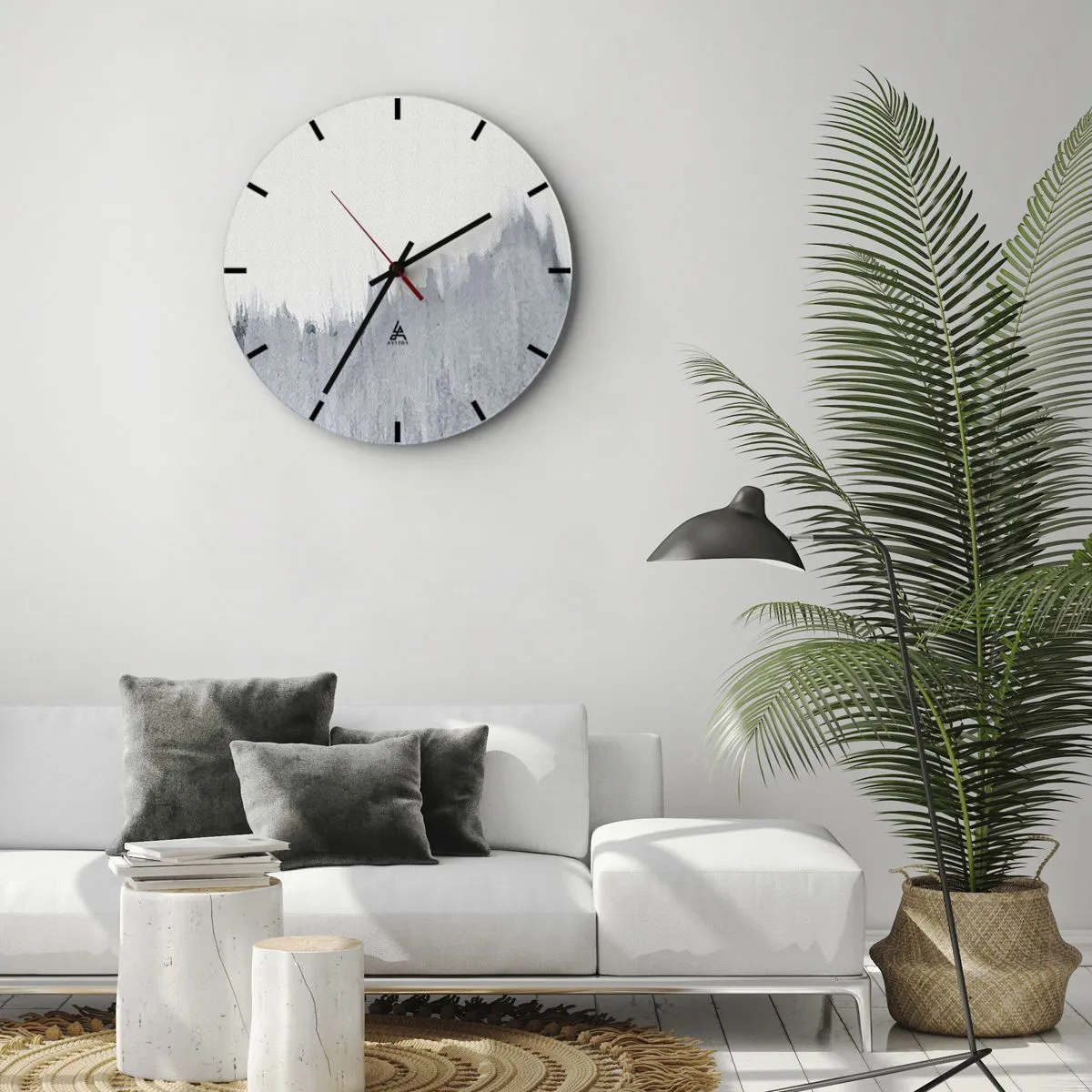 Vægur, Uret - Mystisk plade - 40x40 cm