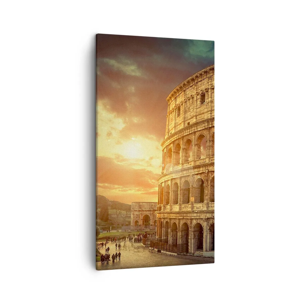 Lærredstryk - Billede på lærred - Kolossalt indtryk - 45x80 cm