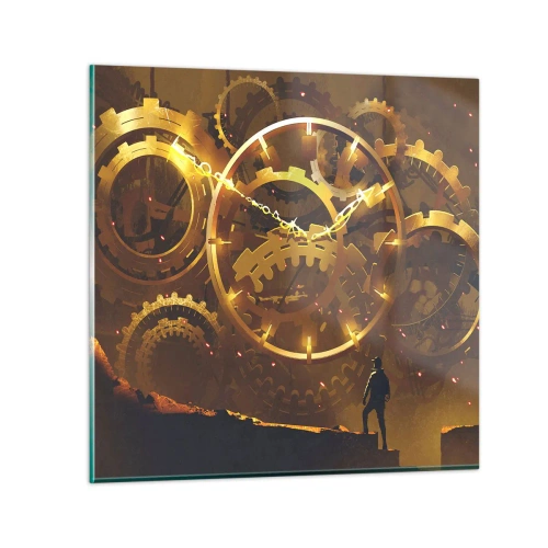 Billede på glas - Ved tidens kilde - 30x30 cm