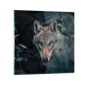 Billede på glas - Jæger - 30x30 cm