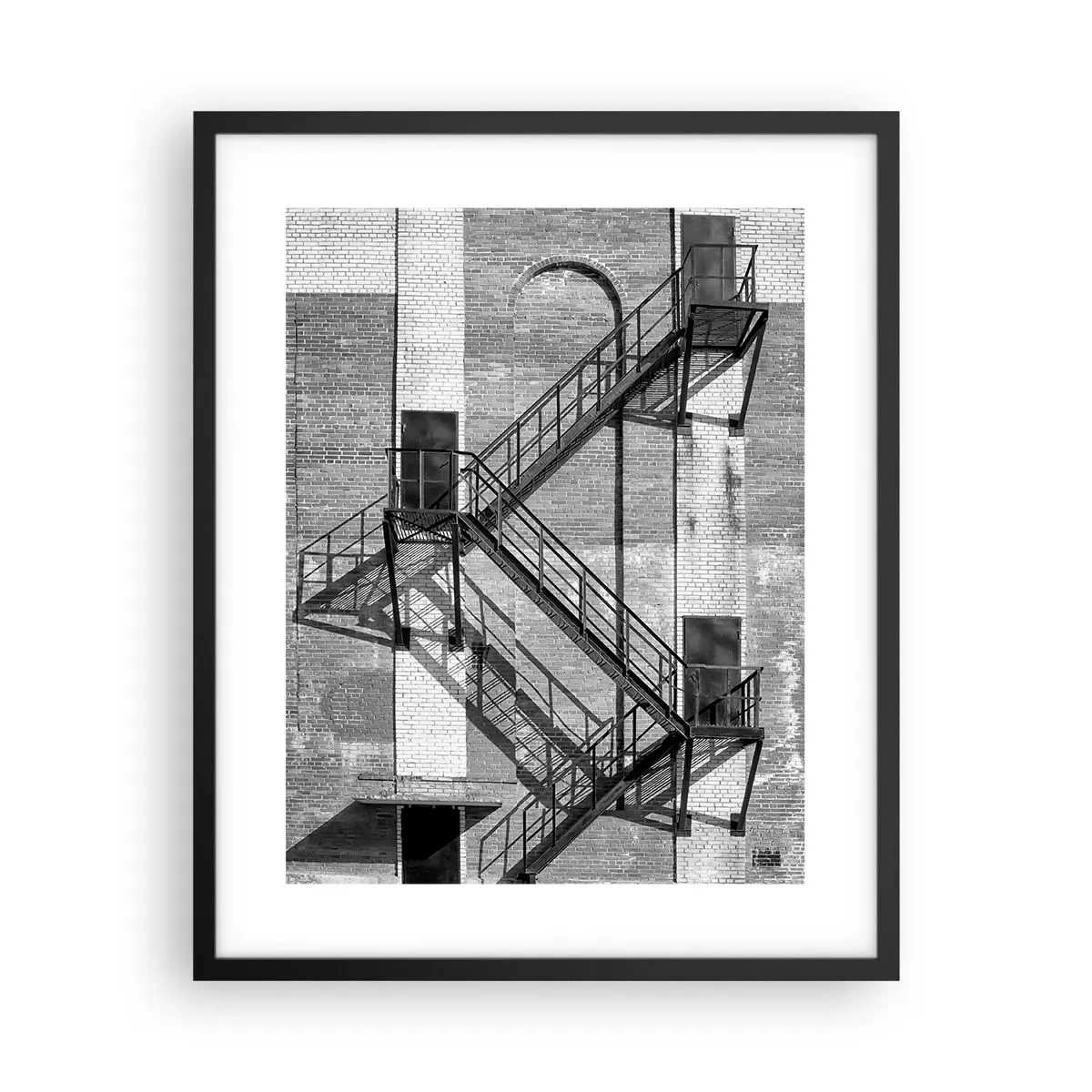 Plakat i sort ramme - Industriel stil - 40x50 cm