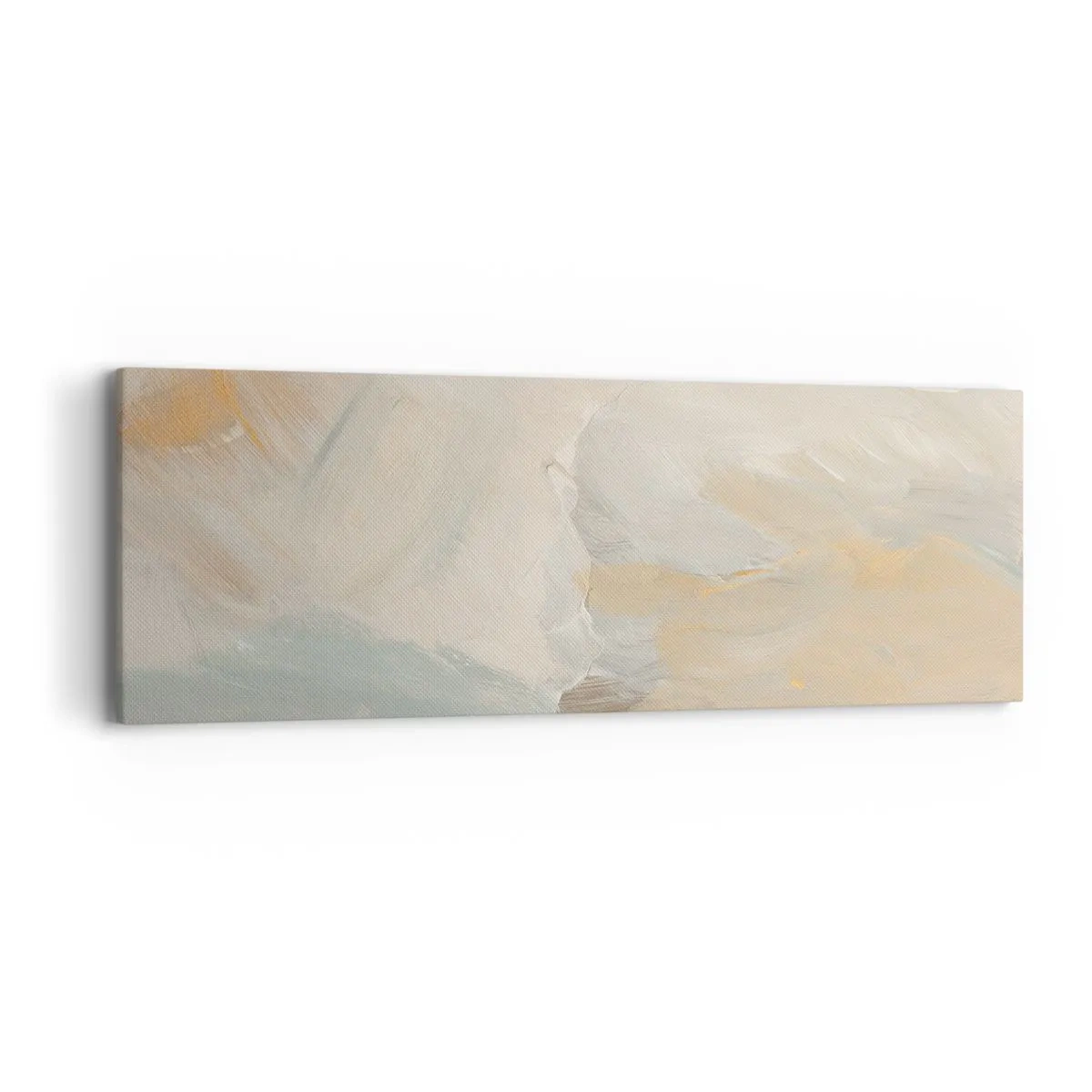 Lærredstryk - Billede på lærred - Abstraktion - blidhedens land - 90x30 cm