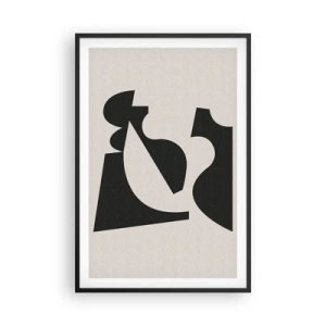 Plakat i sort ramme - Sammensæt din egen - 61x91 cm