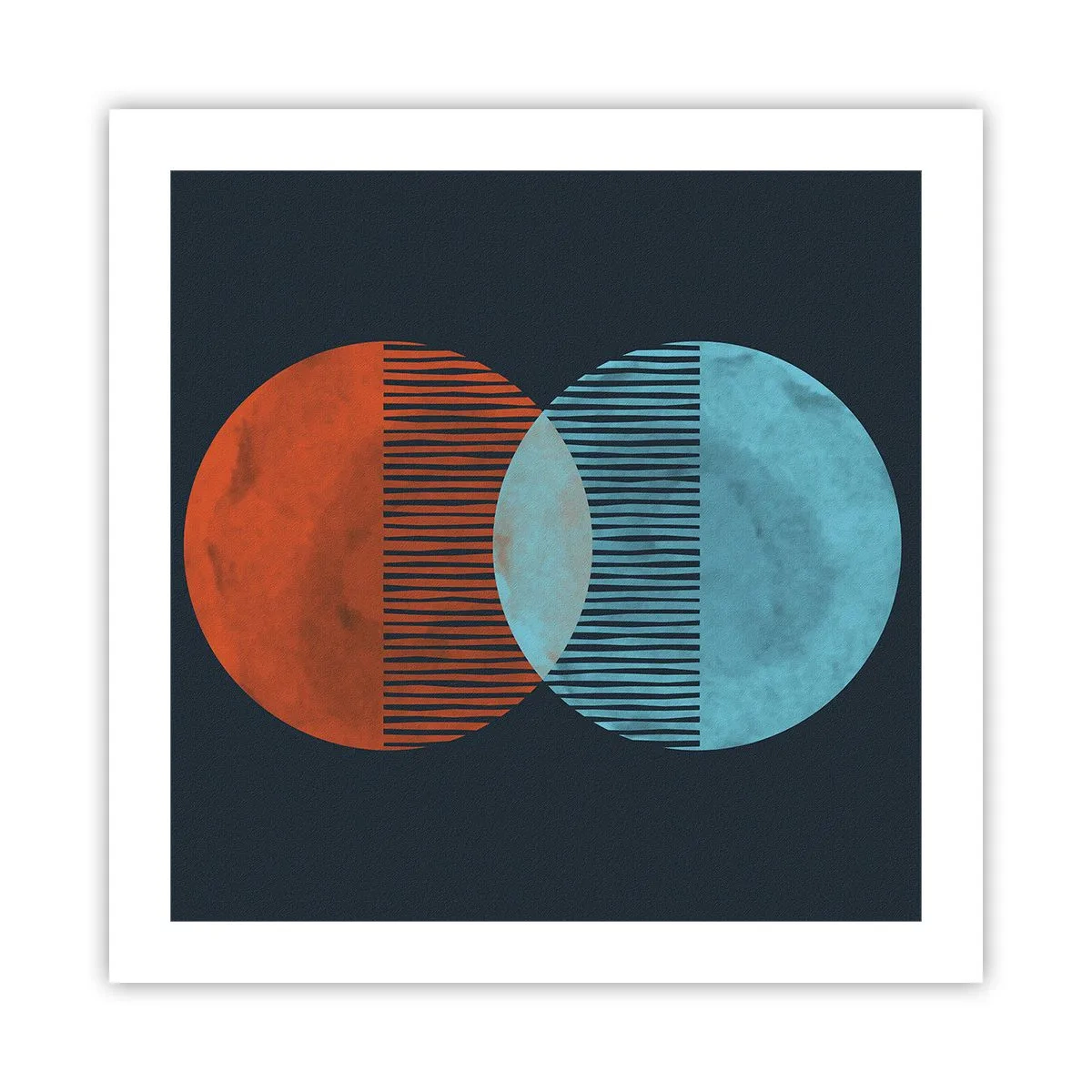 Plakat - Astronomisk fantasi - 50x50 cm