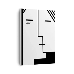 Lærredstryk - Billede på lærred - Bare et kys - 70x100 cm