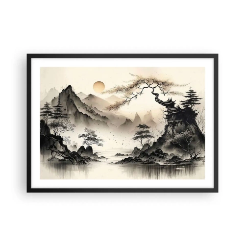 Plakat i sort ramme - Orientens unikke charme - 70x50 cm