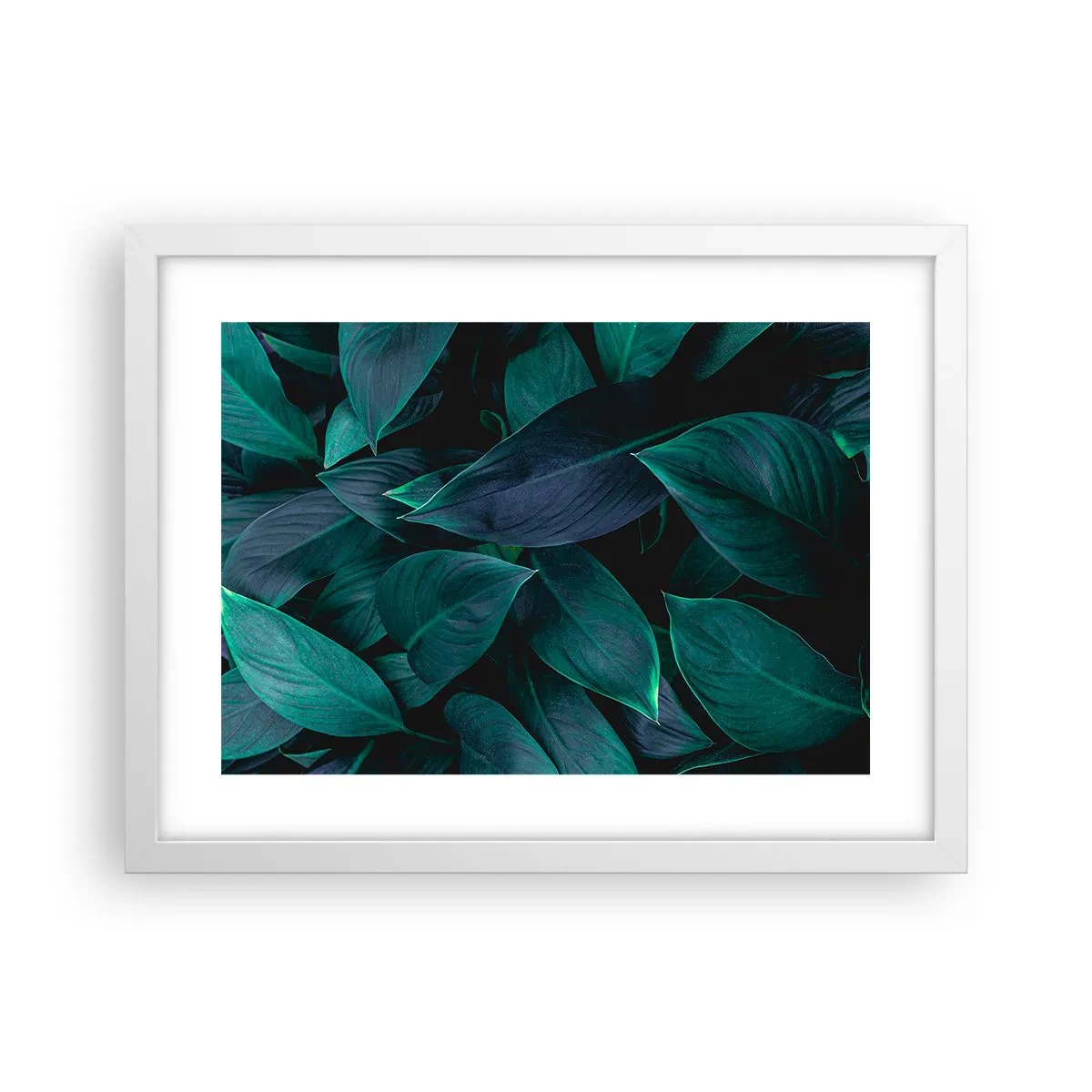 Plakat i hvid ramme - Grønt i sig selv - 40x30 cm