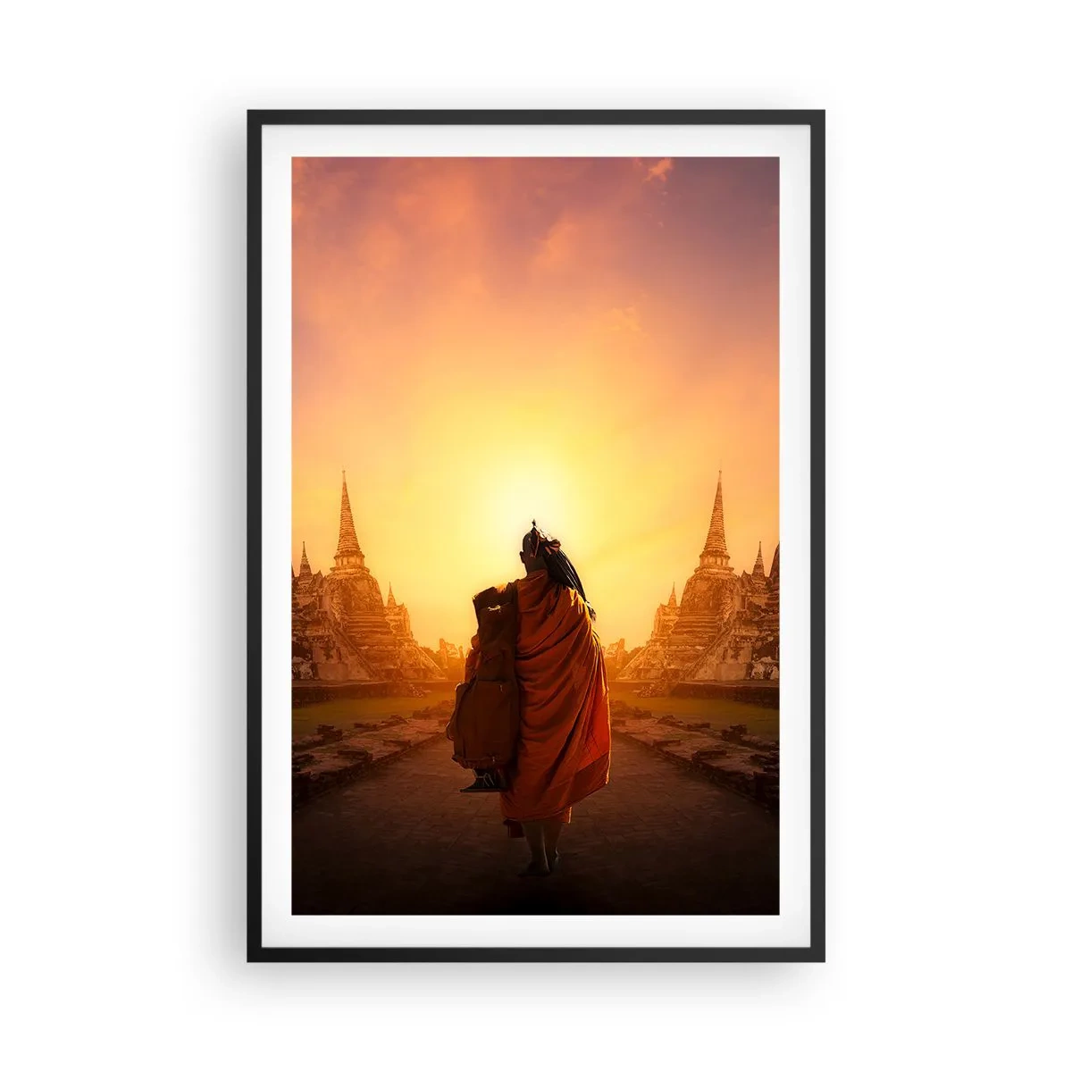 Plakat i sort ramme - I fred for evigt - 61x91 cm