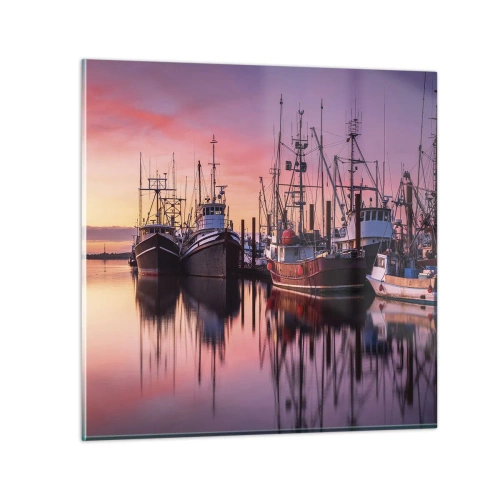 Billede på glas - Før den næste dag - 60x60 cm