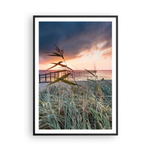 Plakat i sort ramme - Ikke passerer med vinden - 70x100 cm