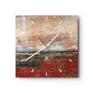 Vægur, Uret - Måske er det havet - 30x30 cm