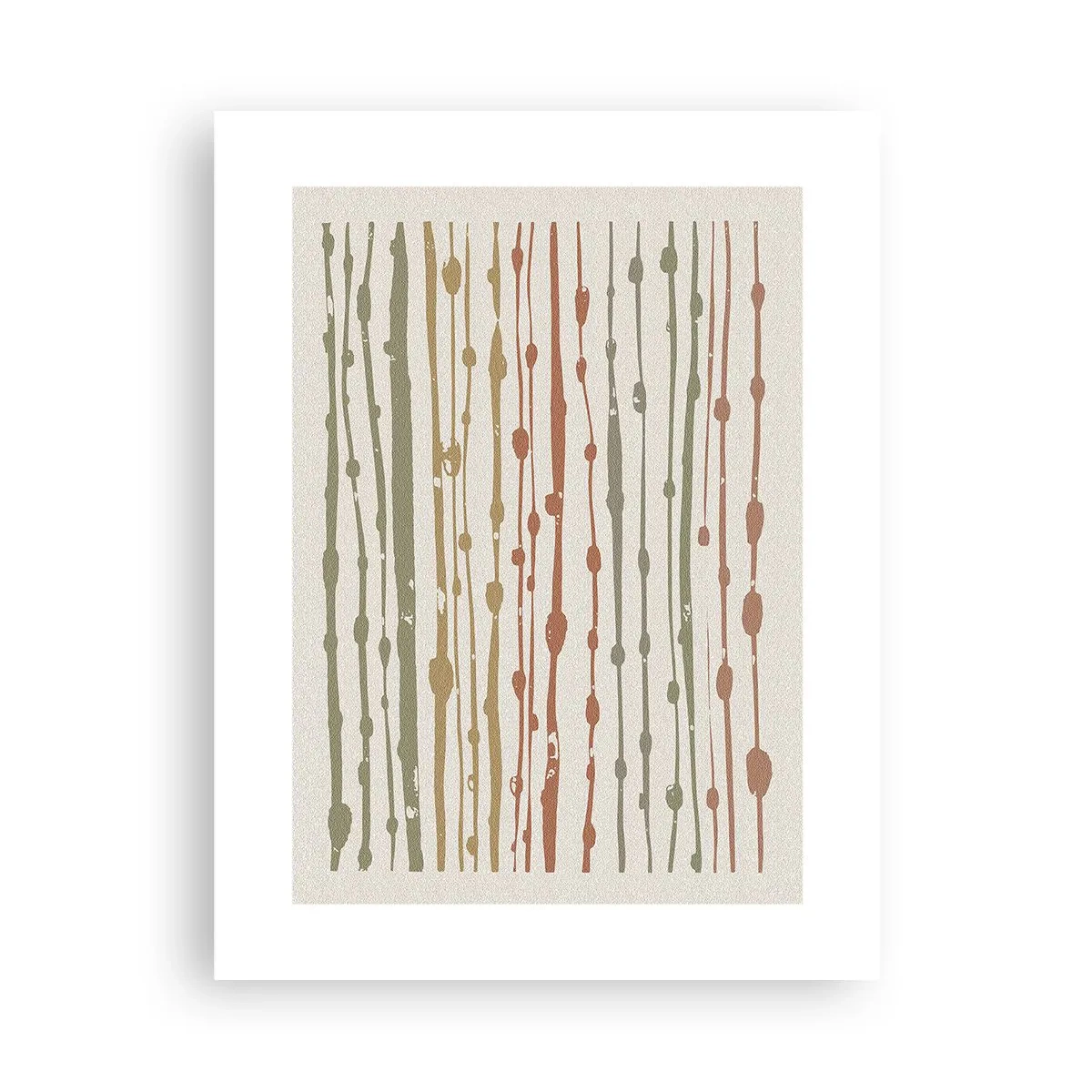 Plakat - Musikalsk farvenotation - 30x40 cm