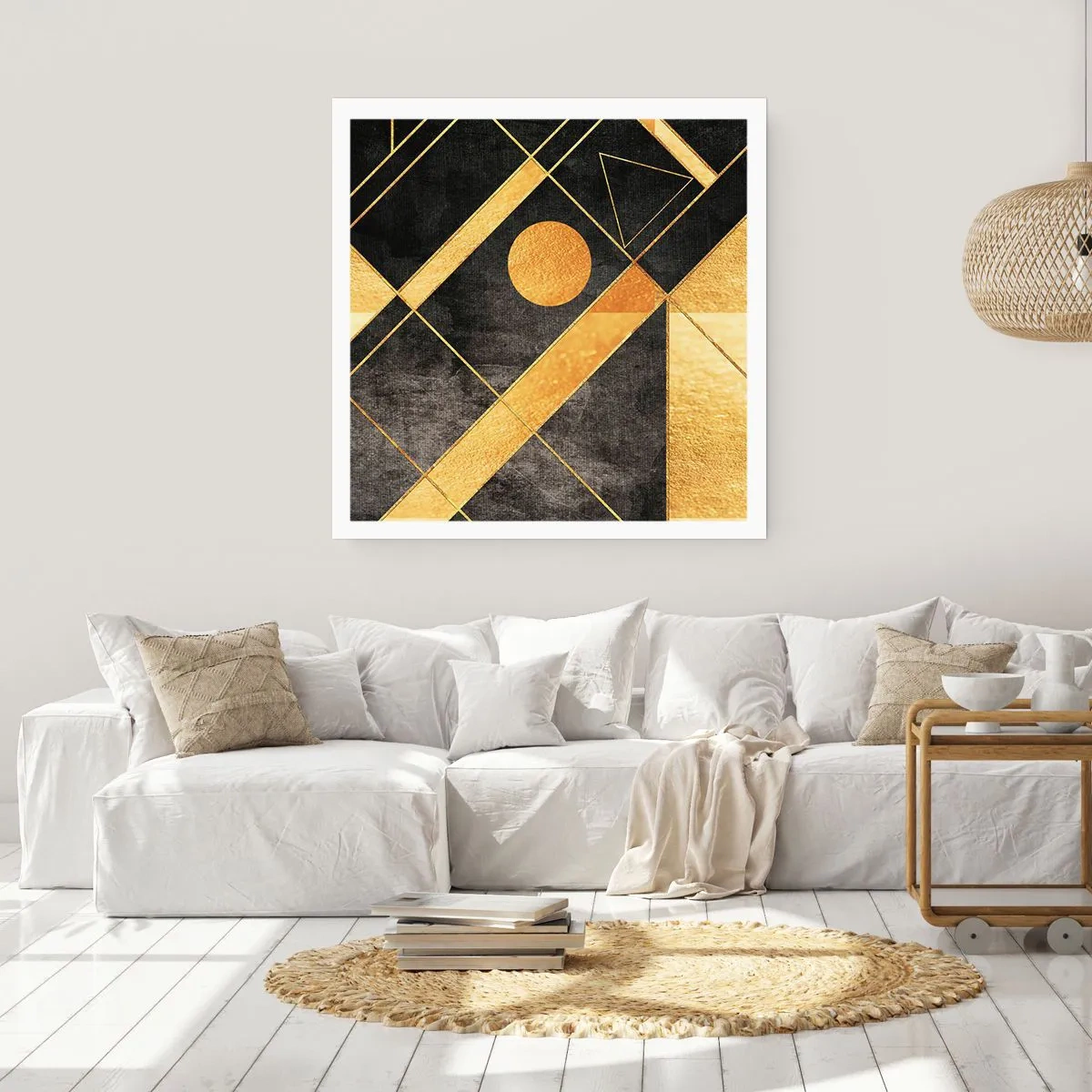 Plakat - Ørkenens sol - 40x40 cm