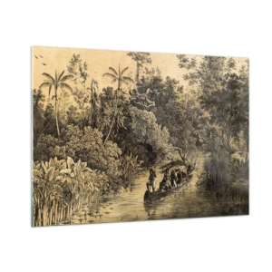 Billede på glas - Rejsen til kilden - 100x70 cm