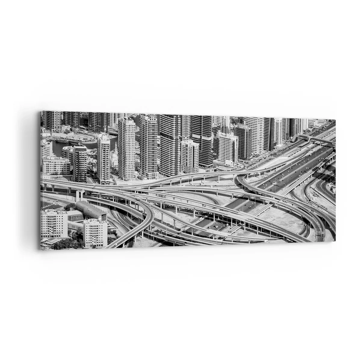 Lærredstryk - Billede på lærred - Dubai - den umulige by - 120x50 cm